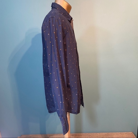 Billabong men’s  navy blue button up shirt - Picture 4 of 8